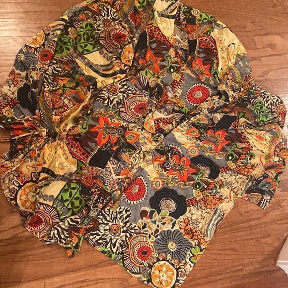 Sterling Styles size small I believe, see waist measurement long colorful skirt - Picture 6 of 11